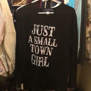 Just a small town girl sweater